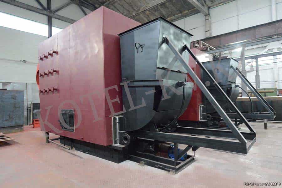 Водогрейный котел КВм с топкой ТШПМ Промышленный котел КВм с топкой ТШПМ