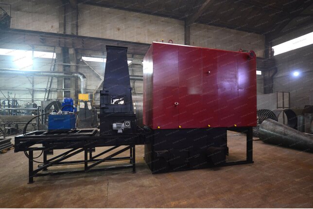 Котел 1.45 МВт на опилках с автоматической подачей