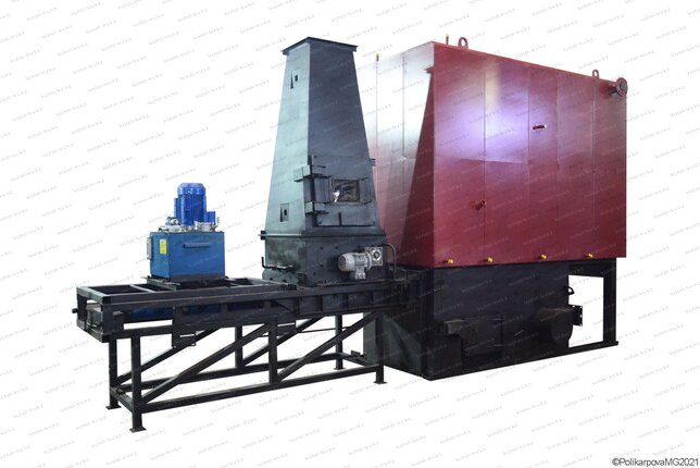 Котел 1.5 МВт на опилках автоматический