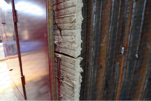 Котел твердотопливный 750 кВт - обмуровка