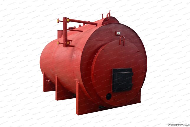 Котел паровой 1.5 т 170 С на угле